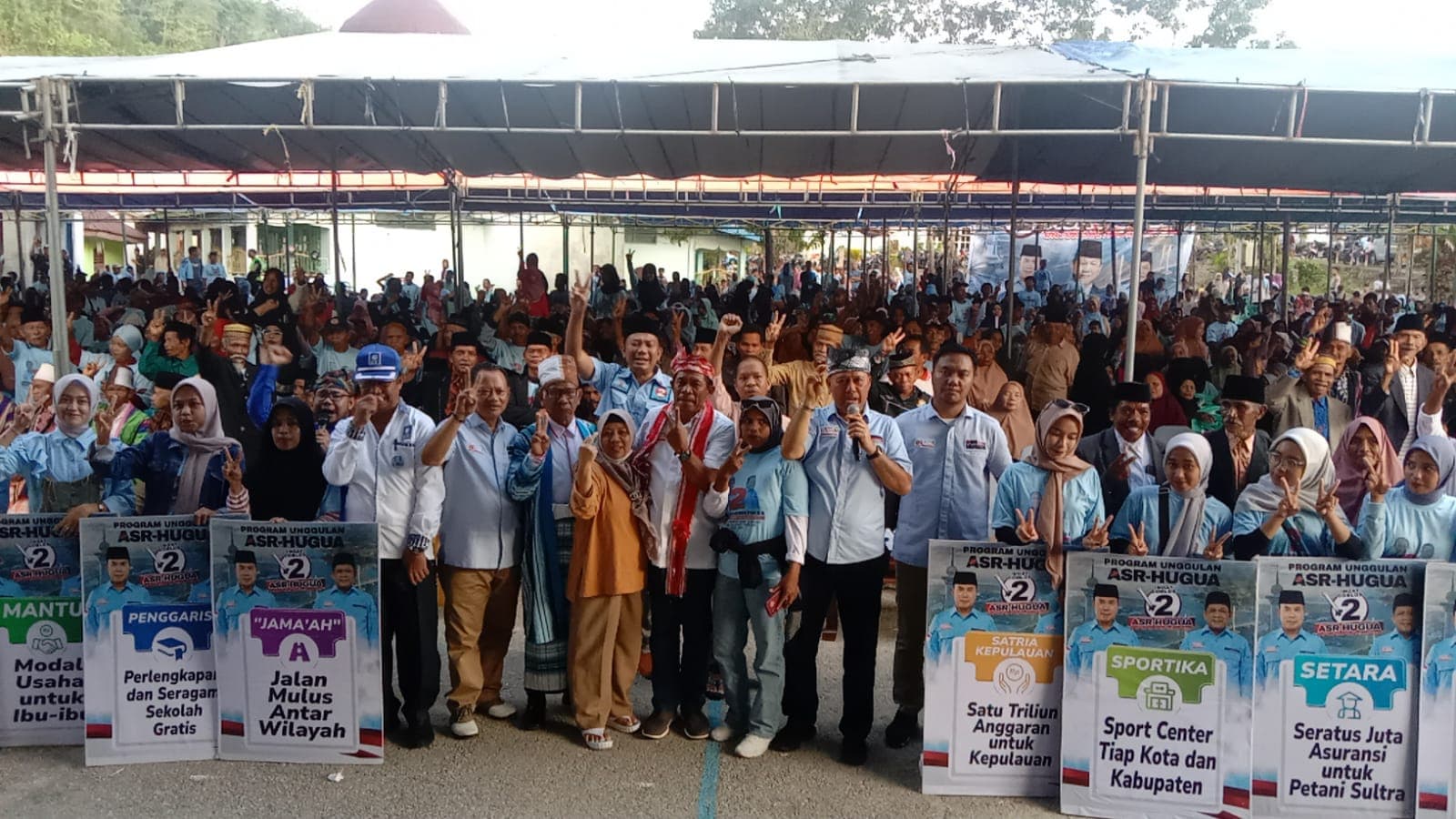 ASR-Hugua Dapat Restu dan Doa Tokoh Adat Surawolio Menuju Pilgub Sultra 2024