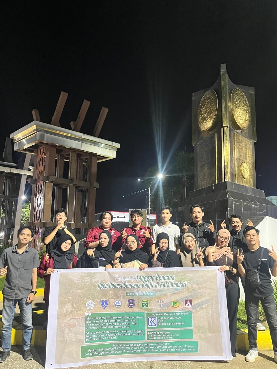 Organda Sultra Salurkan Bantuan untuk Mahasiswa dan Pelajar Terdampak Banjir di Kendarii