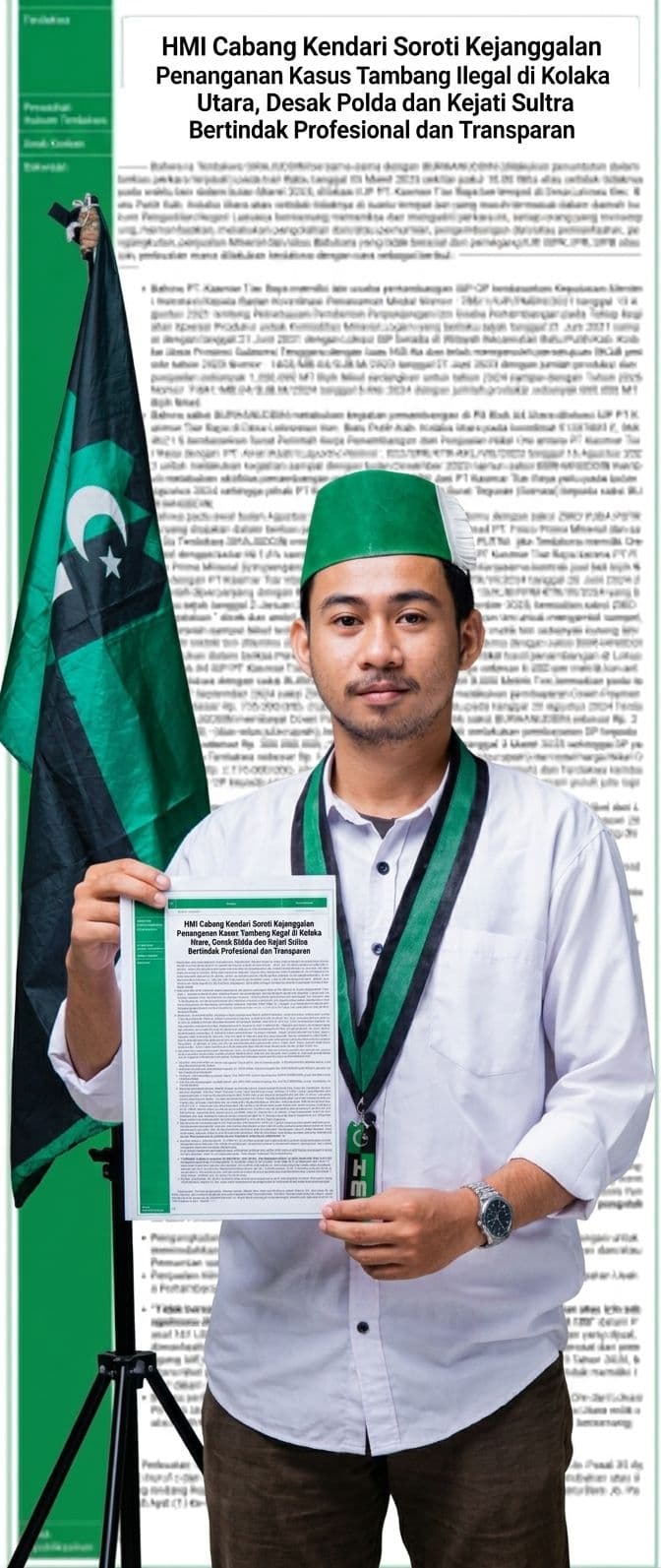 HMI MPO Laksanakan Konsolidasi Masif Jelang Aksi Demonstrasi, Pertanyakan Ziko Yada Putra pada Kasus Illegal Mining di PT Kasmar Tiar Raya