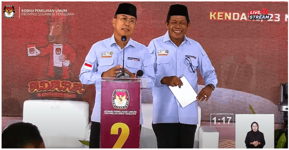 Debat Pamungkas Pilgub Sultra: Andi Sumangerukka-Hugua Perkuat Komitmen Penegakan Hukum Berkeadilan