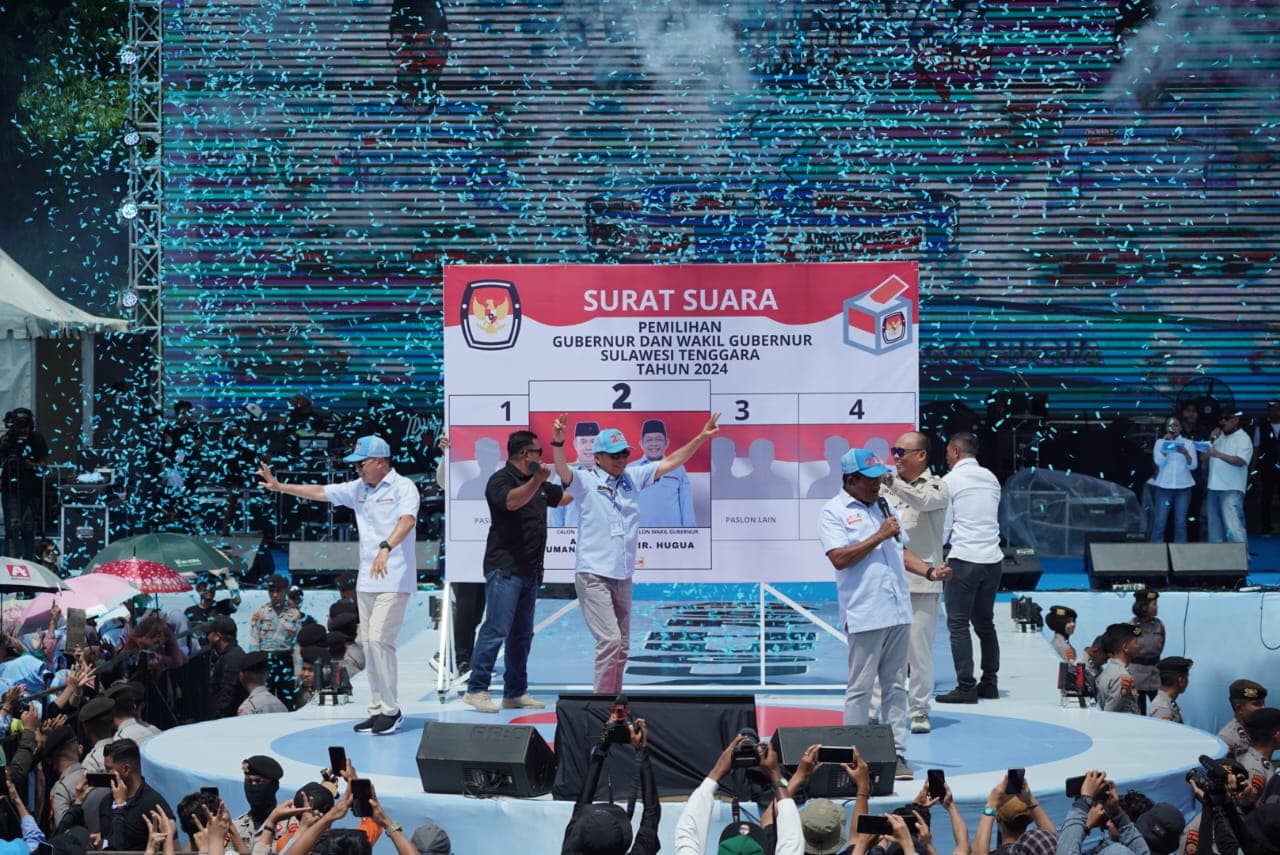 Kampanye Akbar di Kolaka, Hugua: ASR-Hugua Siap Wujudkan Sultra Aman dan Religius