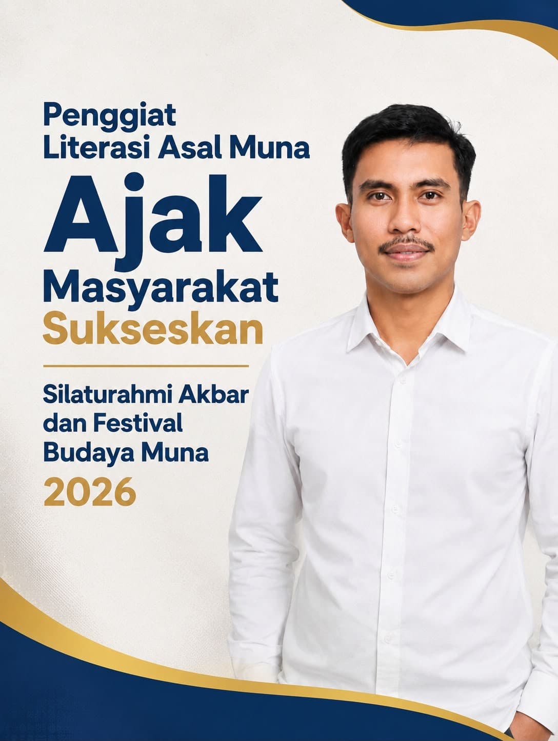 Penggiat Literasi Asal Muna Ajak Masyarakat Sukseskan Silaturahmi Akbar dan Festival Budaya Muna 2026